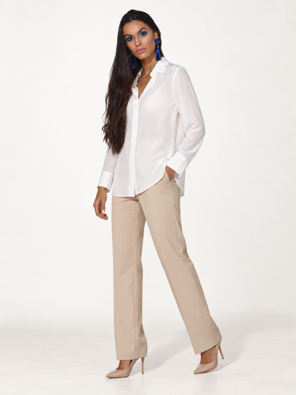 Silk Shirt White - Image 7