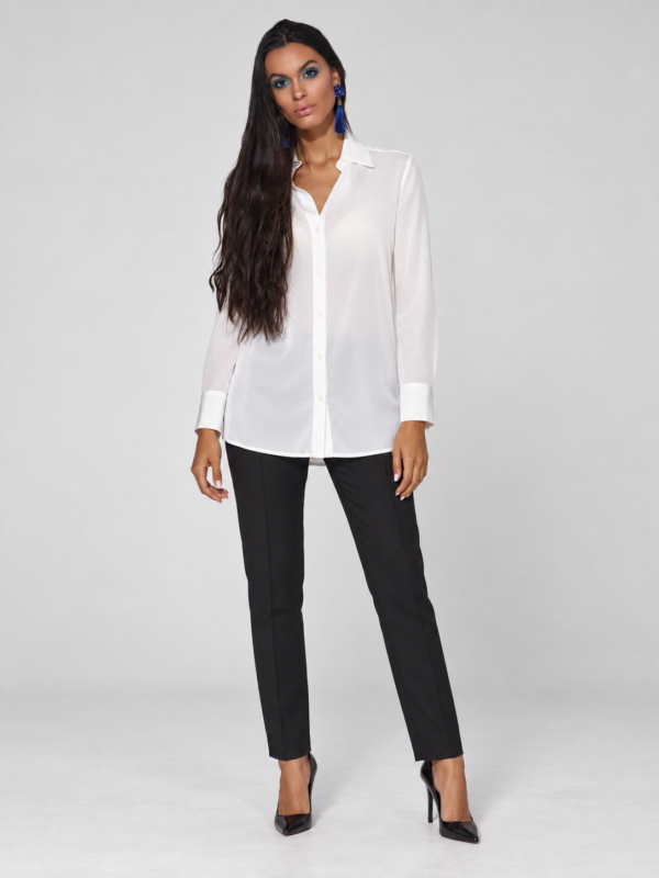 Silk Shirt White - Image 6