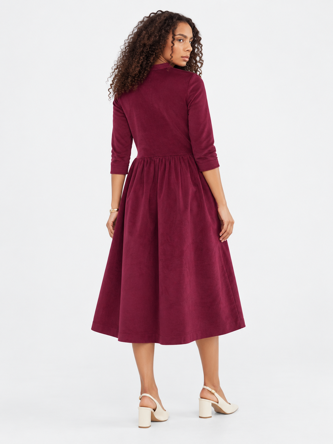 Meena dress maroon - Image 5