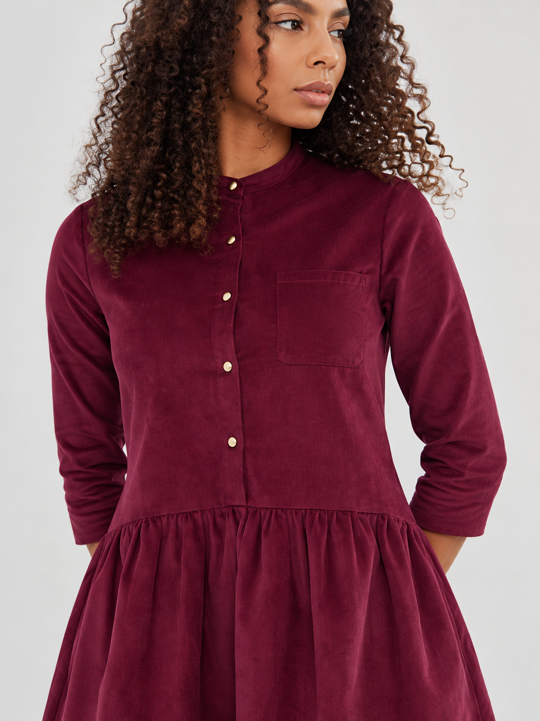 Meena dress maroon - Image 2