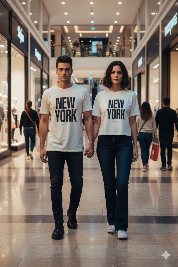 Print T-Shirt – Relaxed Fit | Casual Graphic Tee for Everyday Wear (Soft Cotton)