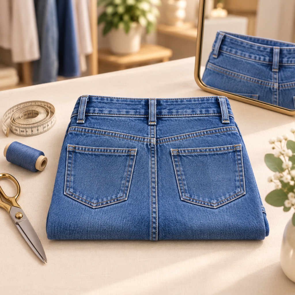 Jeans Length Short / Waist Adjustment & Customization