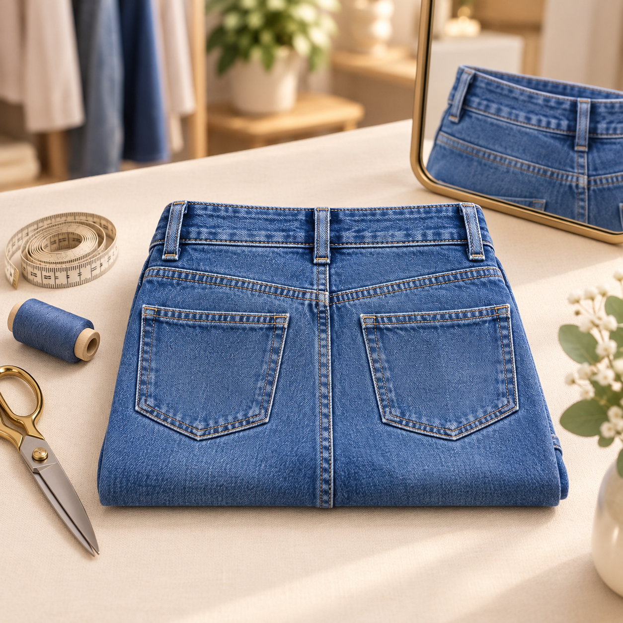 Jeans Length Short / Waist Adjustment & Customization - Image 4