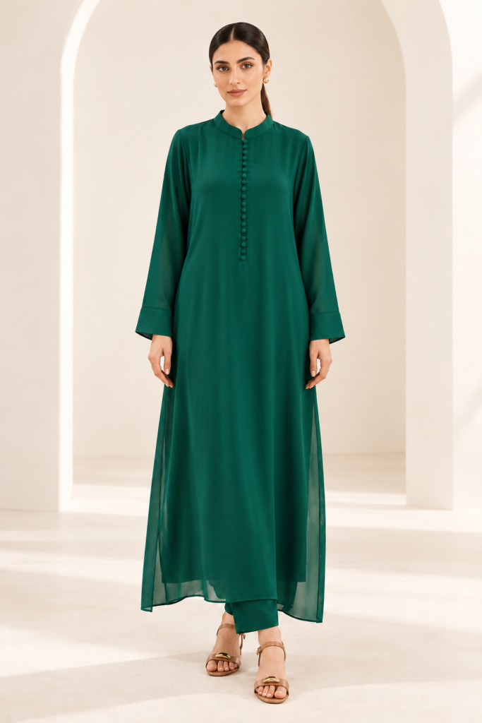 Emerald Grace Long Dress