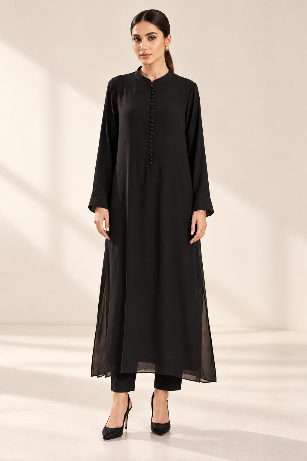 Noir Grace Long Dress Set - Image 3