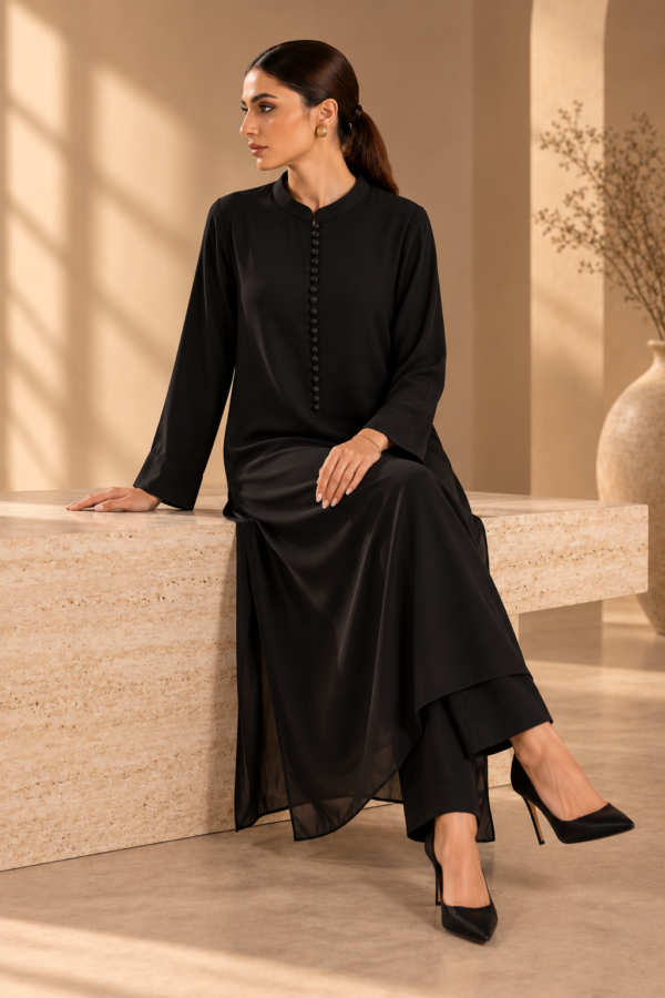 Noir Grace Long Dress Set - Image 4