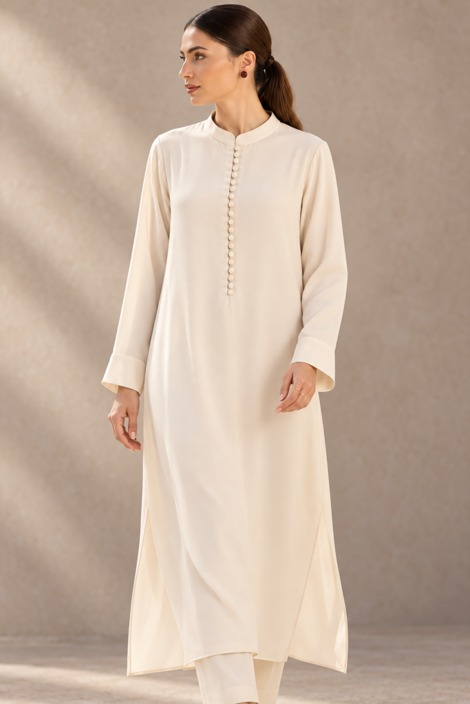 Ivory Serenity Long Dress Set